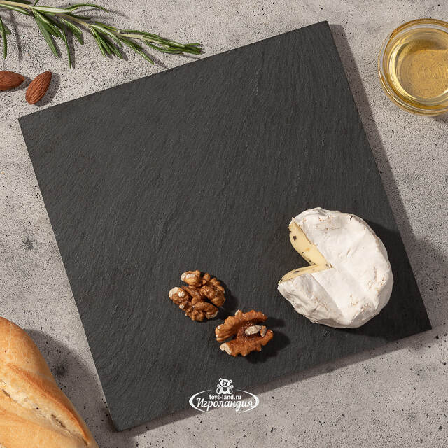 Поднос для закусок, 20*20 см, сланец Koopman