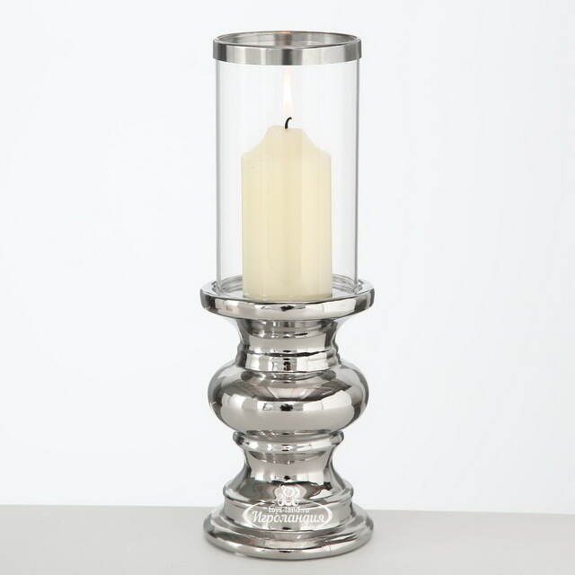 Декоративный подсвечник на одну свечу Альбасетте 28 см Boltze