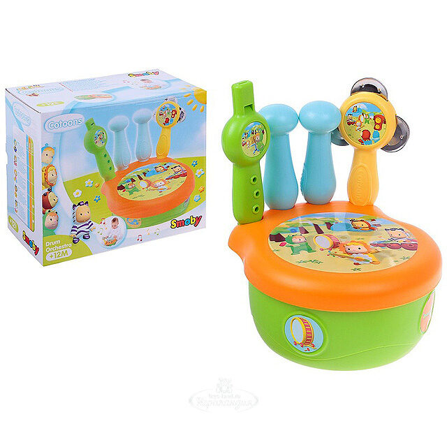 Набор Музыкальные инструменты для малышей, 3 предмета Smoby (Смуби)