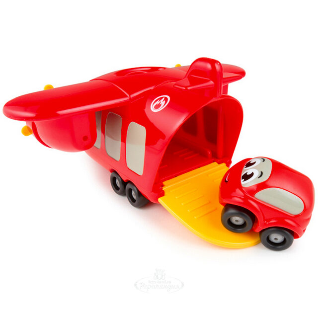 Транспортный самолет с машинкой Vroom Planet, 27 см Smoby (Смуби)