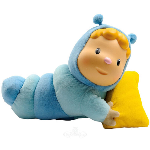 Кукла-ночник со светом и звуком, 22*14*17 см, голубой Smoby