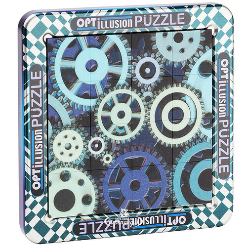 Магнитный пазл Крутящиеся шестеренки, 16 элементов, 3D эффект Magna Puzzle