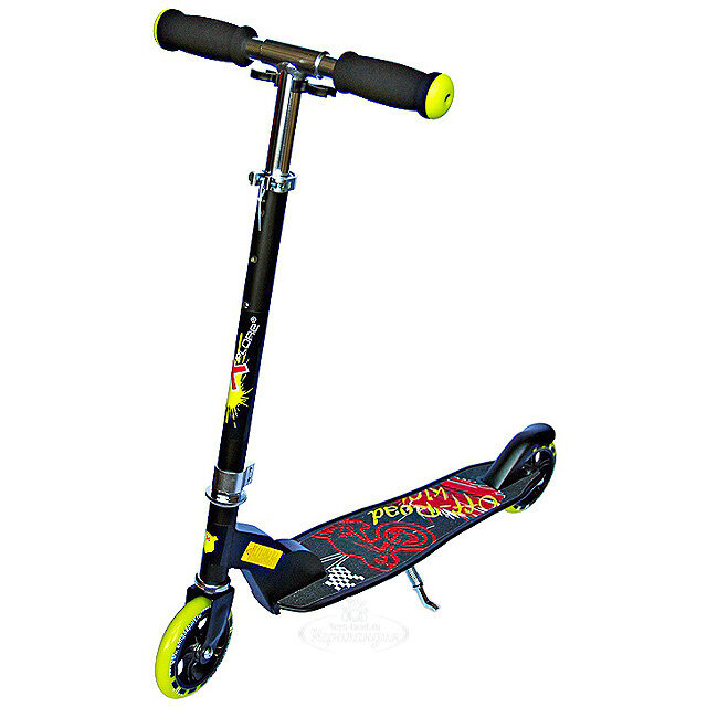 Самокат Explore Robo-125, зеленый, колеса 125/24 мм, до 80 кг Amigo (Амиго)