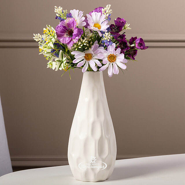 Искусственный букет Сэррано 28 см фиолетовый EDG