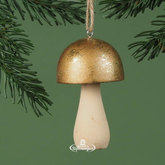 Елочная игрушка Грибочек с Волшебной полянки 9 см, подвеска Breitner