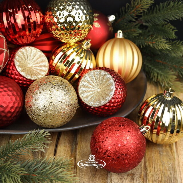 Набор пластиковых шаров Shine Collection: This is Christmas 8 см, 42 шт Winter Deco