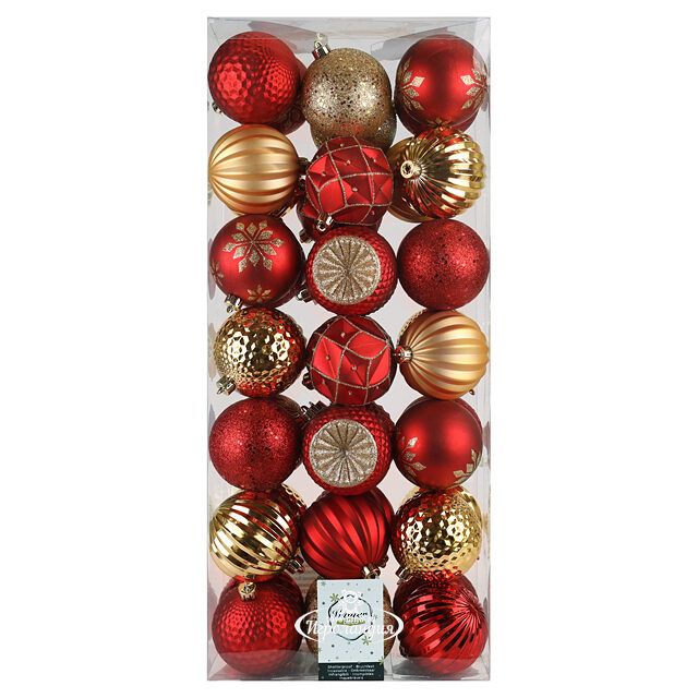 Набор пластиковых шаров Shine Collection: This is Christmas 8 см, 42 шт Winter Deco