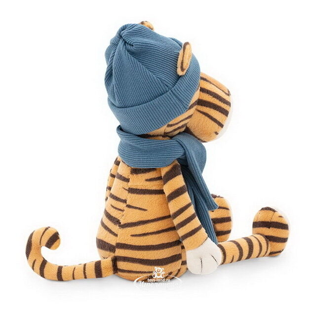 Мягкая игрушка Тигр Алекс в синей шапке 20 см Orange Toys