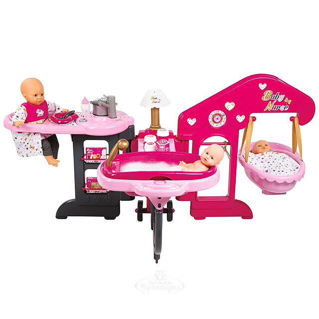 Игровой набор по уходу за куклой Baby Nurse 69*66*52 см Smoby