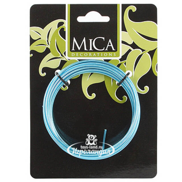 Проволока для декорирования бирюзовая 5 м Edelman