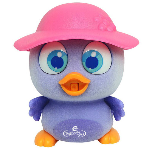 Интерактивная игрушка Птенец - Пингвиненок в шляпе 9 см ПИ-КО-КО