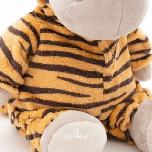 Мягкая игрушка Бегемотик в тигрином комбинезоне 20 см Orange Toys