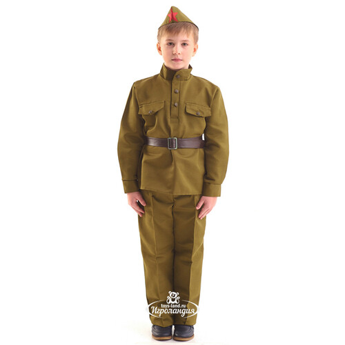 Детская военная форма Солдат в брюках, рост 104-116 см Бока С