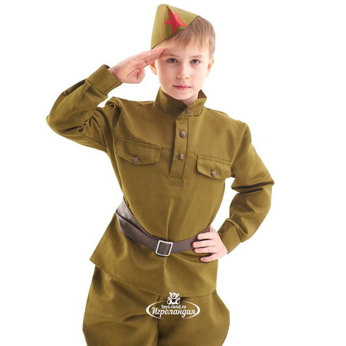 Детская военная форма Солдат в галифе, рост 104-116 см Бока С