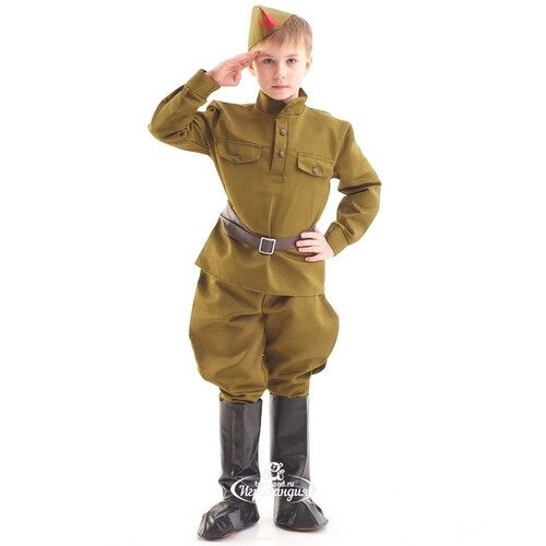 Детская военная форма Солдат в галифе, рост 122-134 см Бока С