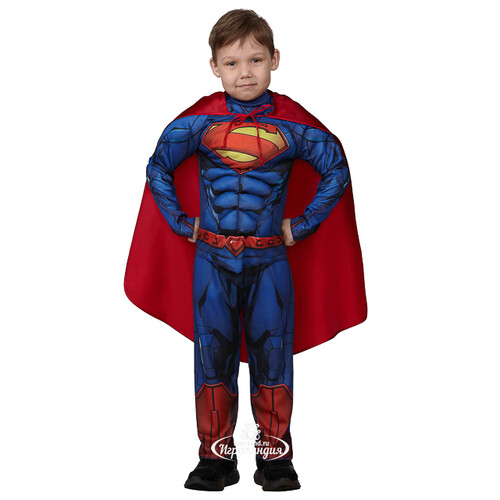 Карнавальный костюм Супермен с мускулами, рост 116 см Батик