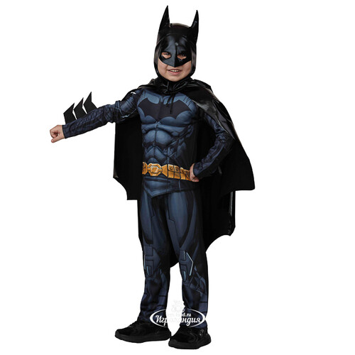 Карнавальный костюм Бэтмен с мускулами, рост 146 см Батик