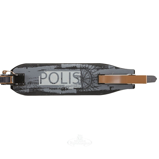 Самокат Novatrack Polis, колеса 230 мм, бронзовый Novatrack (Новатрэк)