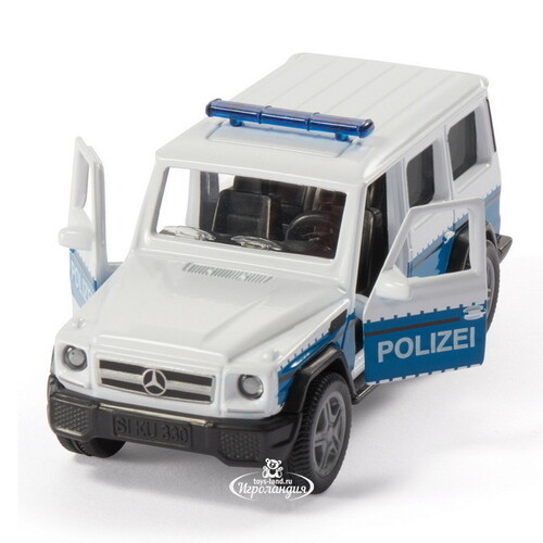 Металлическая машинка Mercedes AMG G65 Полиция SIKU
