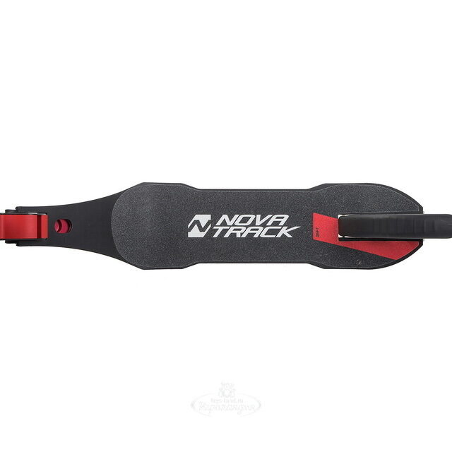 Самокат Novatrack Deft Pro, колеса 230/200 мм, амортизатор, черно ...