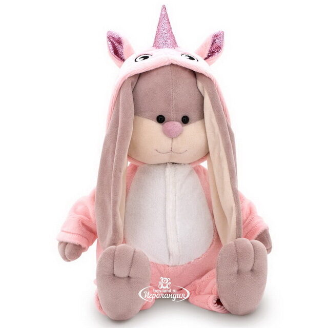 Мягкая игрушка Зайка Зои в костюме единорожки 30 см Orange Toys
