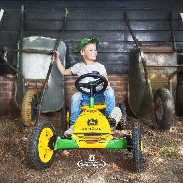 Детский веломобиль Berg Buddy John Deere BFR, до 50 кг BERG