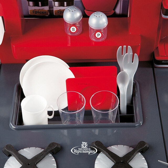 Кухня электронная Tefal Super Сhef 115*41*97 см с водой Smoby