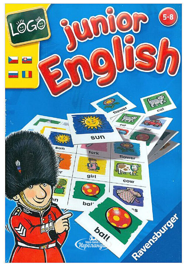 Настольная игра. Английский для детей.