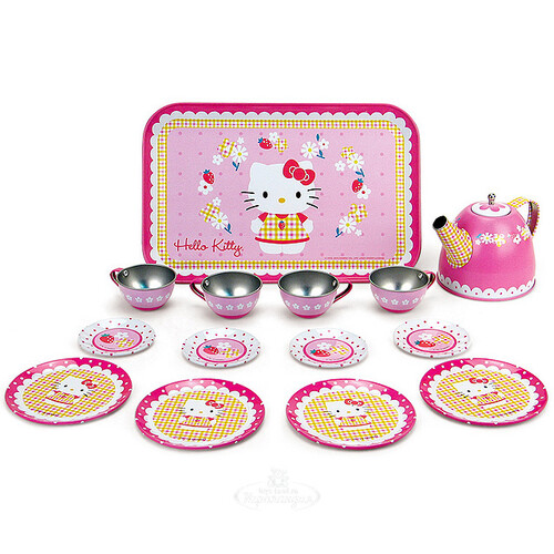 Чайный сервиз Hello Kitty 14 предметов, 14 предметов Smoby