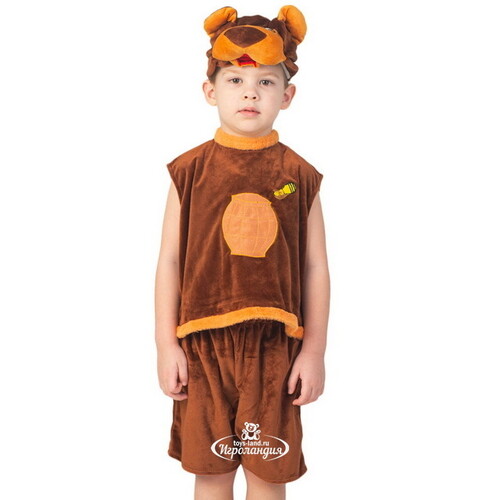 Карнавальный костюм Медвежонок, рост 122-134 см Бока С