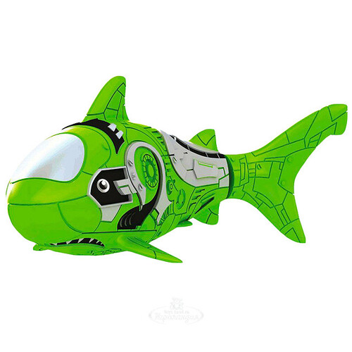 РобоРыбка Акула 7.5 см зеленая Zuru
