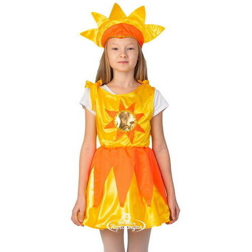 Карнавальный костюм Солнышко (платье), рост 104-116 см Бока С