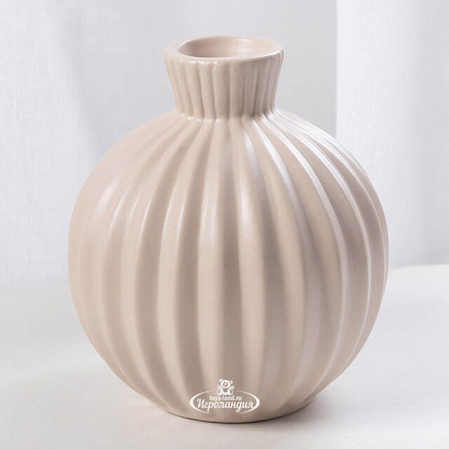 Керамическая ваза Lockerbie 12 см песочная Koopman