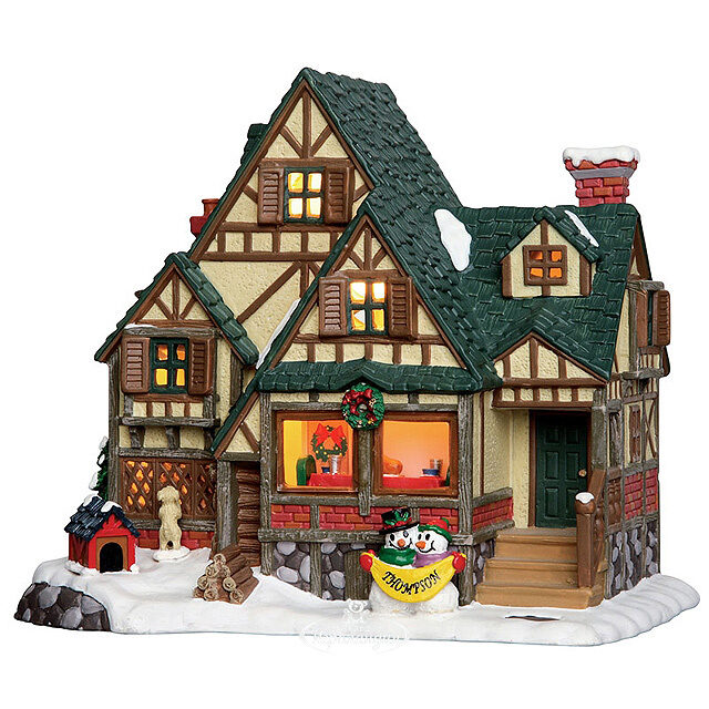 Домик Томсона, 19*21*15 см, подсветка, батарейки Lemax