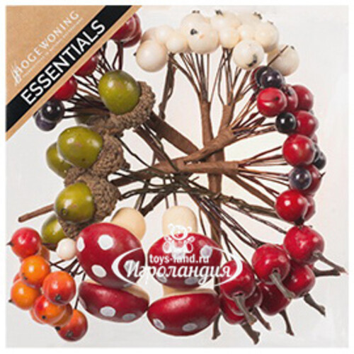 Набор гроздей и ягод для декора Лесные Дары Hogewoning