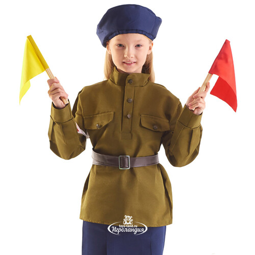Детская военная форма Регулировщица, рост 122-134 см Бока С