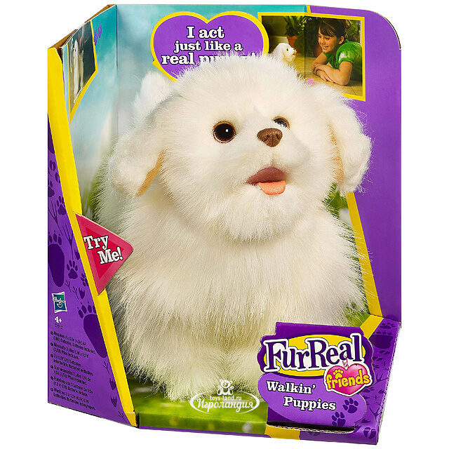 Интерактивная игрушка Щенок ходячий 22 см (Furreal Friends) Hasbro