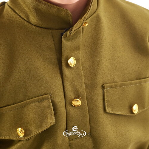 Детская военная форма Солдат в брюках люкс, рост 140-152 см Бока С