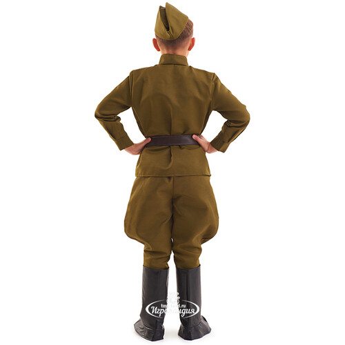 Детская военная форма Солдат в галифе люкс, рост 122-134 см Бока С