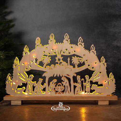 Светильник-горка Christmas Story 45*29 см, 10 LED ламп Star Trading