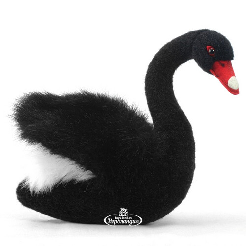 Мягкая игрушка Лебедь черный 28 см Hansa Creation