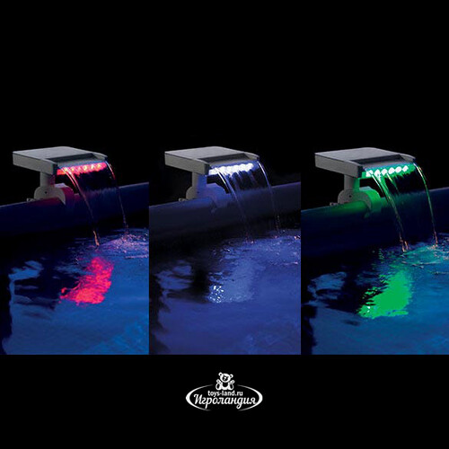 Водопад с цветной LED подсветкой INTEX