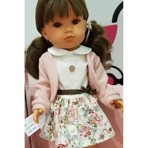 Виниловая кукла Ясмина с хвостиками 45 см Antonio Juan Munecas