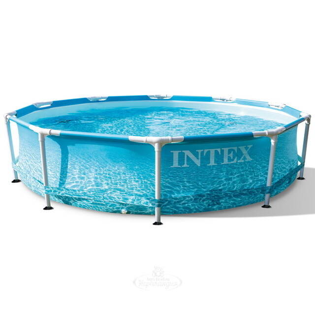 Каркасный бассейн 28208 Intex Metal Frame Beachside 305*76 см, фильтр-насос INTEX