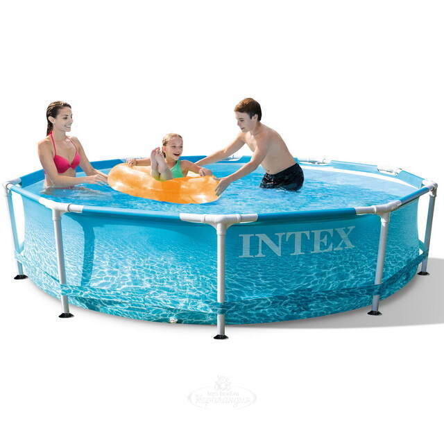 Каркасный бассейн 28206 Intex Metal Frame Beachside 305*76 см INTEX