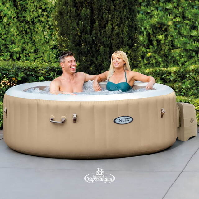 Надувной спа бассейн джакузи Intex 28426 PureSpa Bubble 196*71 см, аэромассаж INTEX