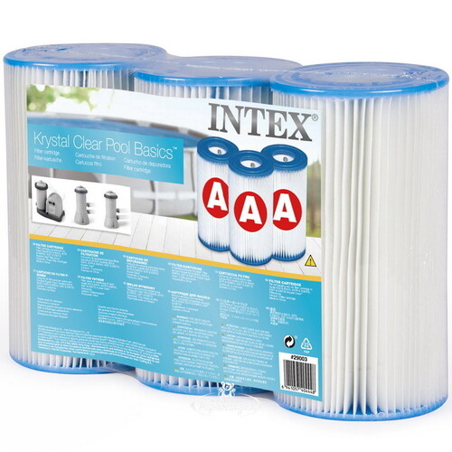 Картридж 29003 Intex для фильтр-насоса Intex, тип А, 3 шт INTEX