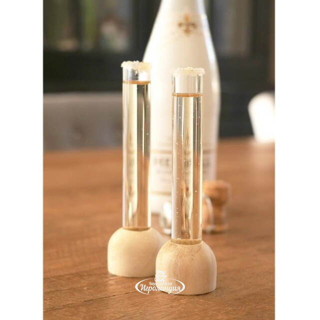 Стеклянная колба для цветов Therios на подставке 15 см Ideas4Seasons