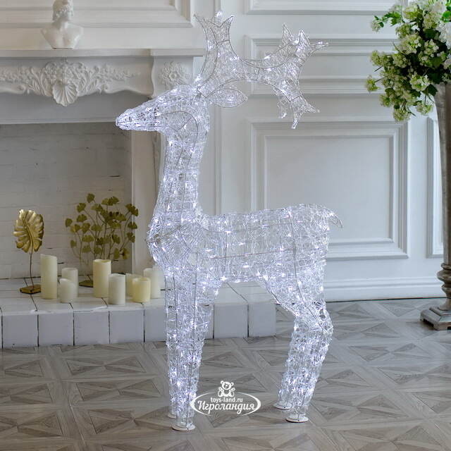 Светодиодный олень Арни 150 см, 220 холодных белых LED ламп, IP44 Winter Deco