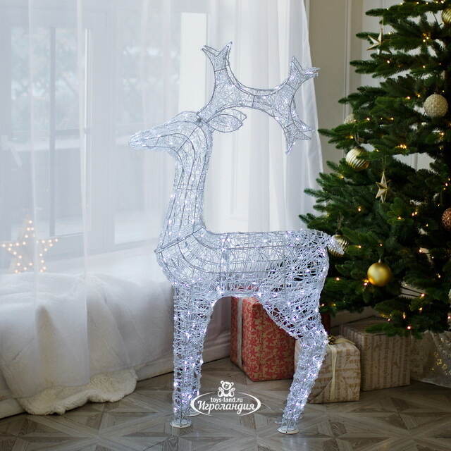 Светодиодный олень Арни 150 см, 220 холодных белых LED ламп, IP44 Winter Deco